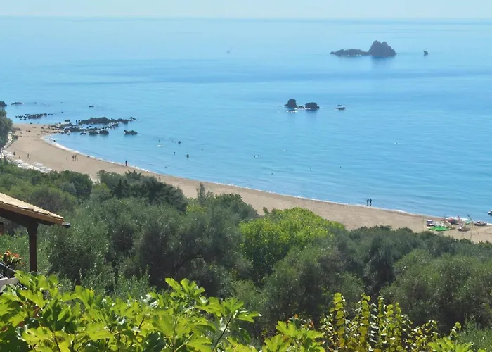 With Swimming Pool And Panorama Sea View - דירה פלקאס