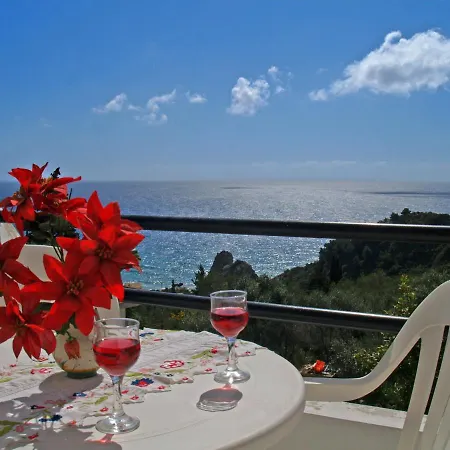 With Swimming Pool And Panorama Sea View - Apartment *