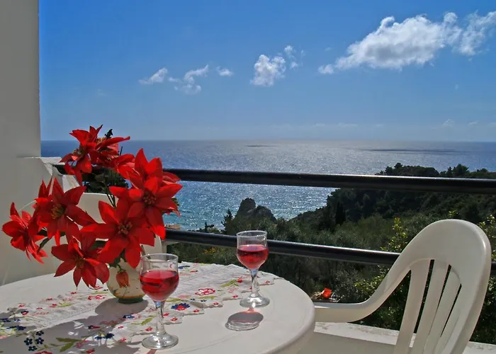 With Swimming Pool And Panorama Sea View - Apartment *
